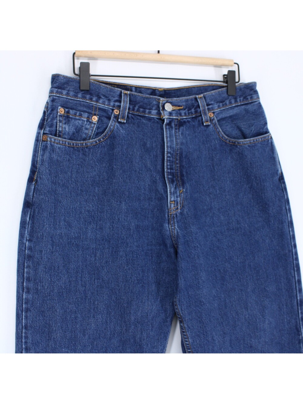 Vintage Levis 560 Jeans Womens 12 Blue Loose Fit Straight Leg High Rise Mom Y2K - Picture 4 of 11